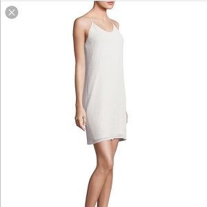 Ralph Lauren beaded cream cocktail dress.